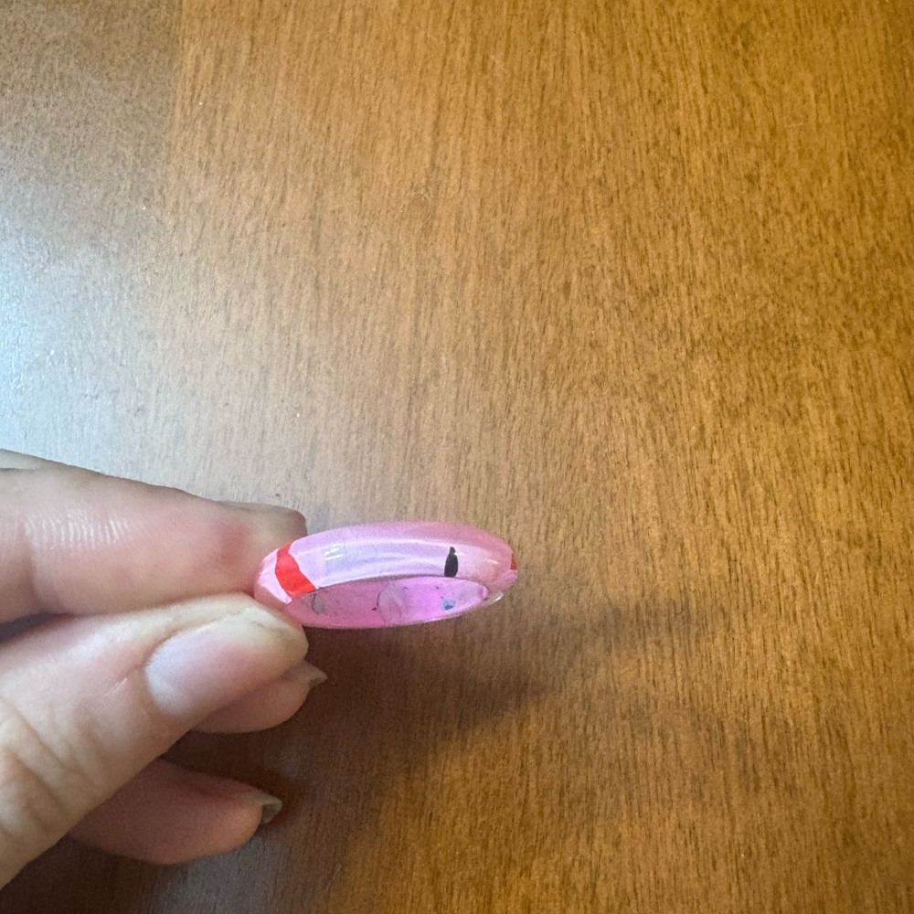 Pink and Red Ring